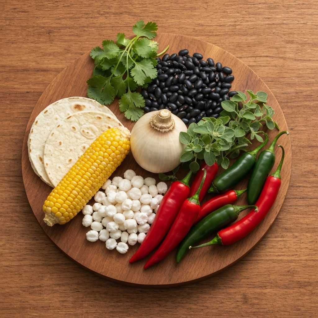 Ingredientes tradicionales mexicanos